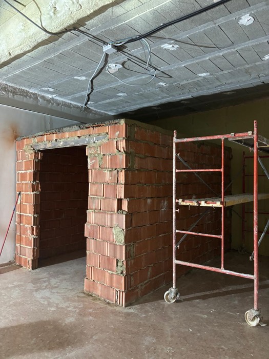 Cuarto de ladrillo en local - Reformas Marian Zaragoza