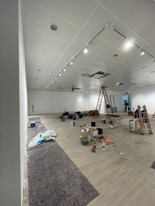 Local en obra: techos, paredes y suelo - Reformas Marian Zaragoza